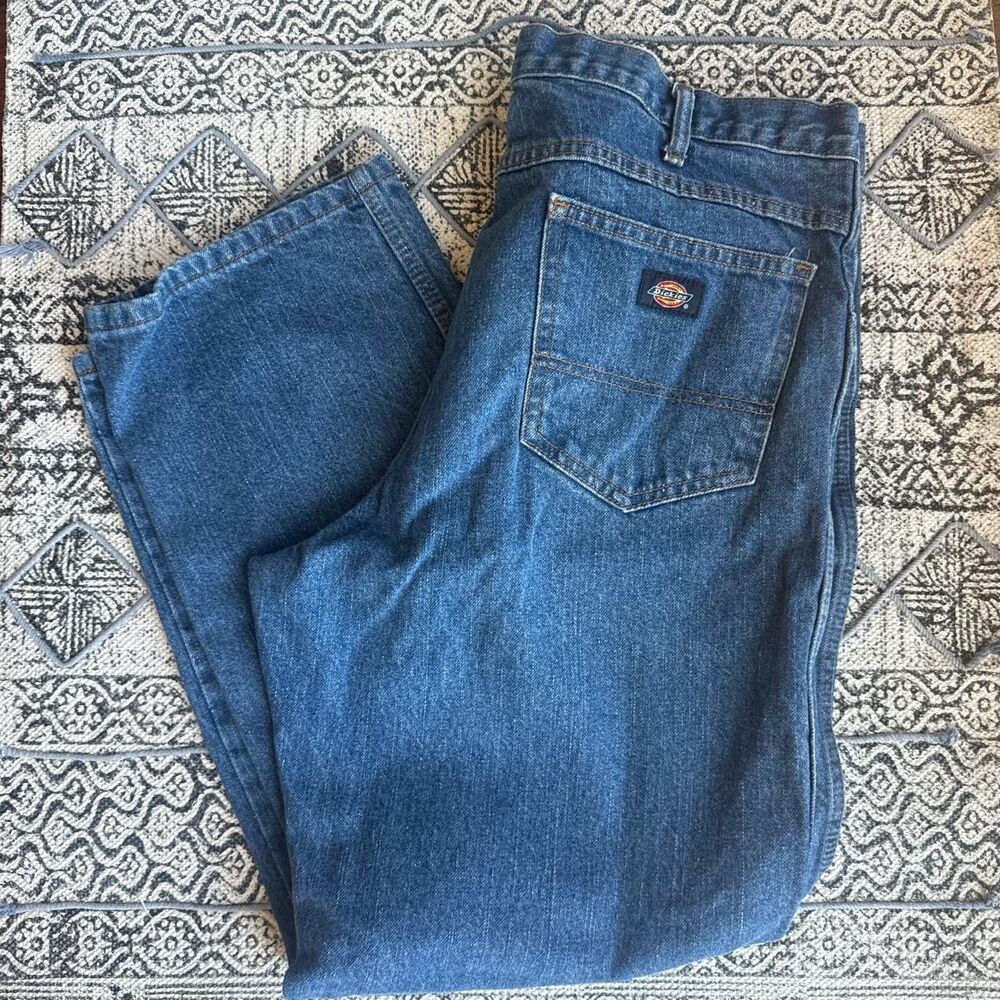 Dickies Men's Blue and Navy Jeans
